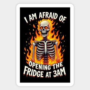 3 AM Fridge Fear Magnet
